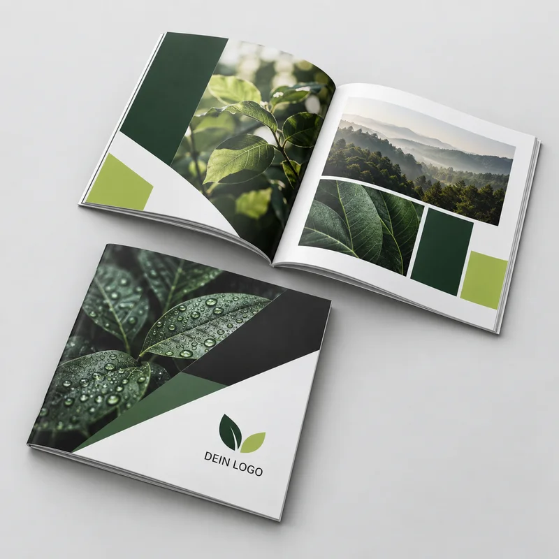 Illustratives Mockup: Broschüren