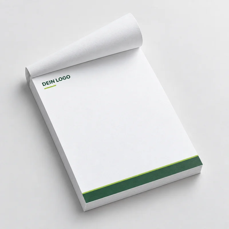 Abreiß-Notizblock mit individuellem Logodruck