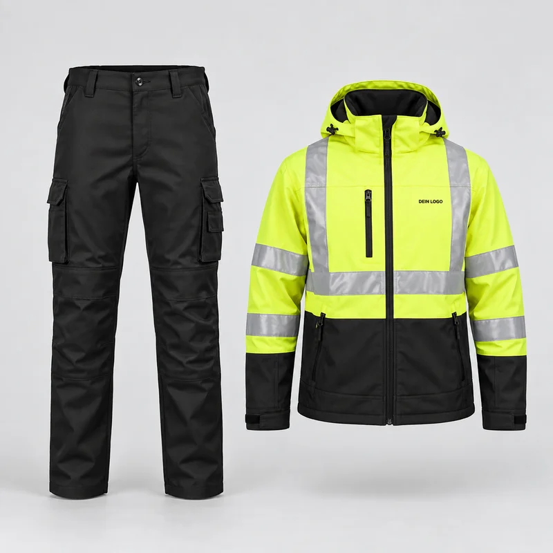 Illustratives Mockup: Arbeits- & Warnschutzkleidung