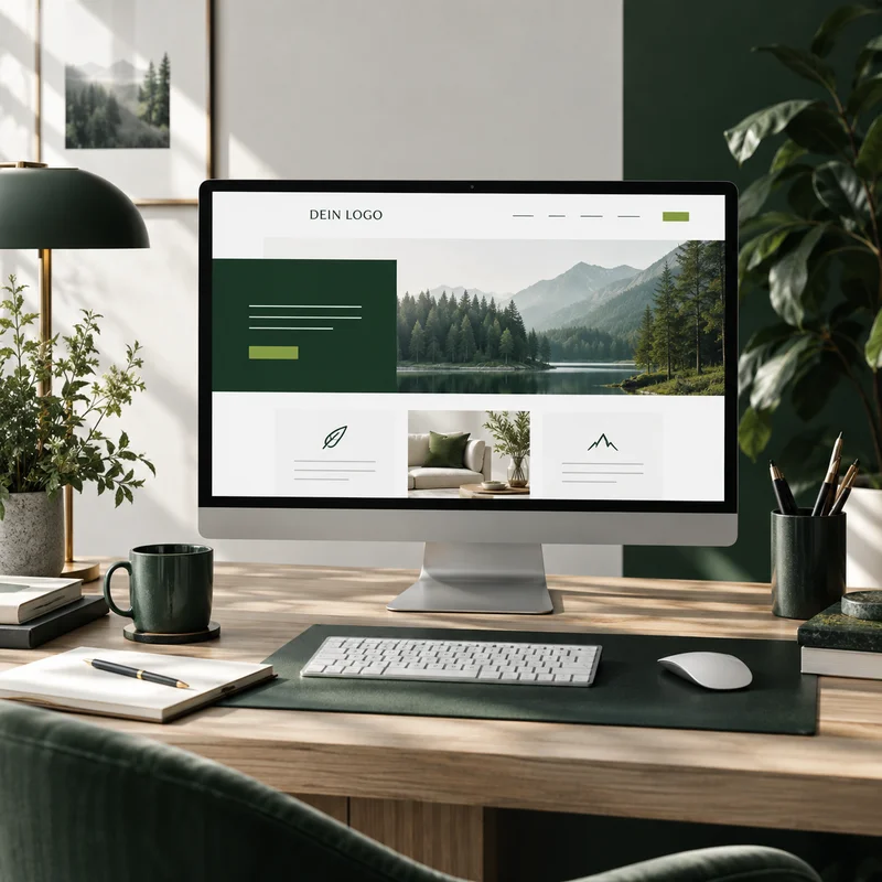 Illustratives Mockup: Firmenwebsites