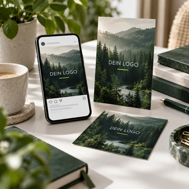 Illustratives Mockup: Social-Media-Motive