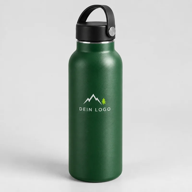 Illustratives Mockup: Trinkflaschen