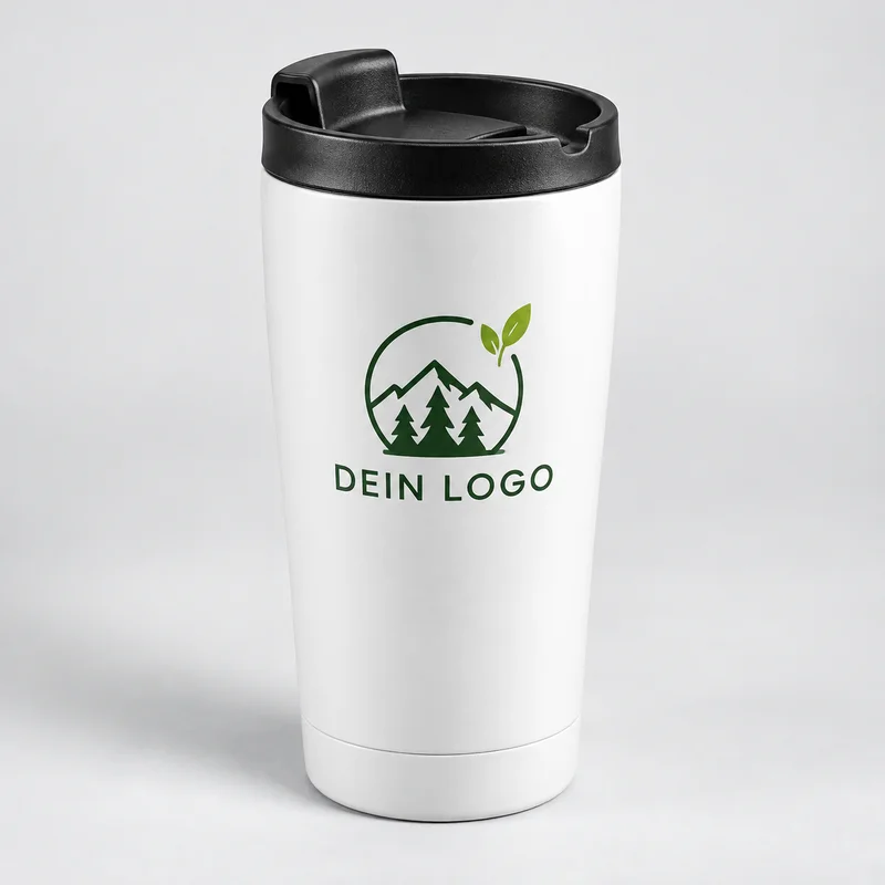 Illustratives Mockup: Thermobecher